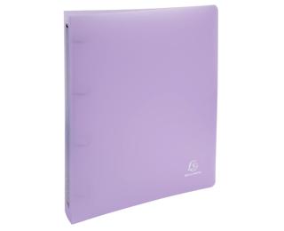 Ringbuch A4+ PP, 4 Ringe 30mm, Chromaline Pastell - Malve