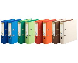 Classeur à levier rembordé papier Dos 80mm Forever - A4 - Couleurs assorties