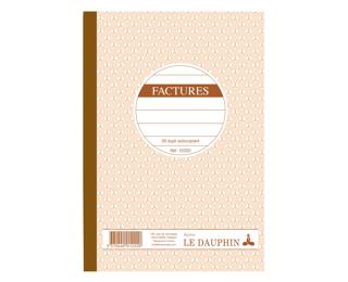 Manifold autocopiant 210X148 Factures 50 dupli - Avoine