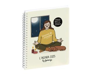 Agenda de bureau Gomargu 15 x 21 cm Semainier Janvier à décembre 2025 