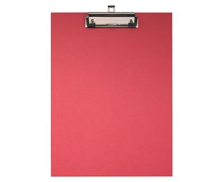 Porte-bloc papier enduit - Format 23x32cm pour A4 - Rouge
