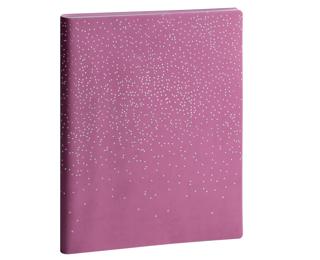 Agenda de bureau EasyTime 27S spiralé Amélie 21 x 27 cm Semainier Janvier à Décembre 2027 - Rose
