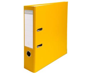 Classeur à levier polypropylène dos de 75mm - Jaune