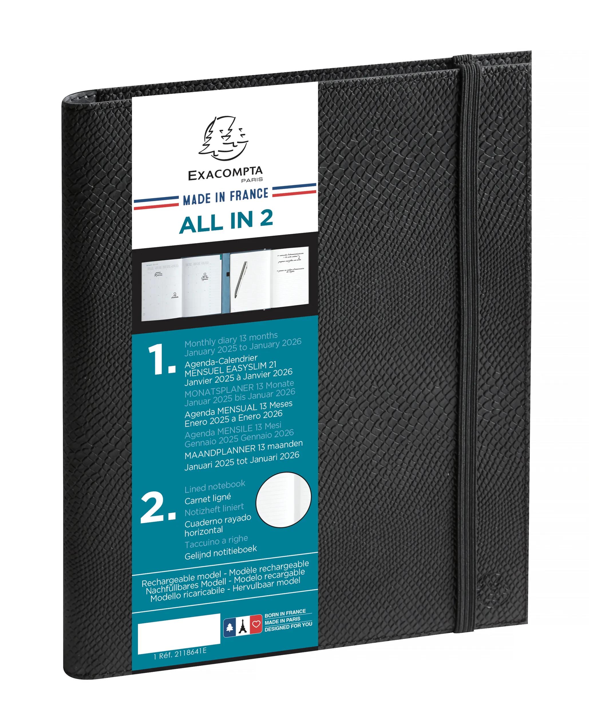 Calendrier Illustré Mini Labo 2026 - Format Poche 17x13cm, Thème Fleuri - Janvier à Décembre 2026, Dimanches En Couleur - 6