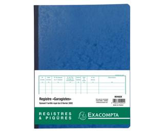 Speciale registers Garagisten - Franstalig - 80 blad