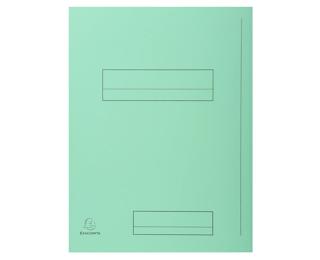 Confezione da 50 cartelle stampate 2 alette SUPER 210 - 24x32cm - Verde chiaro