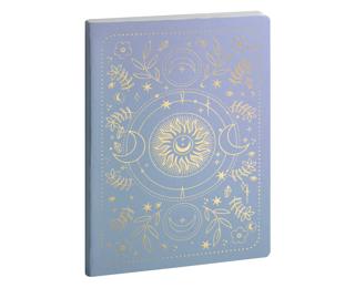 Agenda de bureau SAD 21 EasyTime Auréa 15 x 21 cm Semainier Septembre 2026 à Décembre 2027 - 16 mois - Bleu