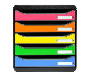 BIG-BOX PLUS black/glossy ocean blue - Harlequin