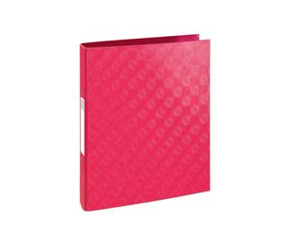 Ringbuch 1928 aus PP in Format DIN A4 mit 2 Ringen 30mm - Himbeerfarben