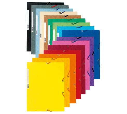 Chemises à élastiques Imprimées - Pochettes 3 Rabats/ Pce