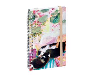 Agenda de poche Lady 16S spiralé Sophie Adde 9 x 16 cm Semainier janvier à décembre 2026 - Visuel