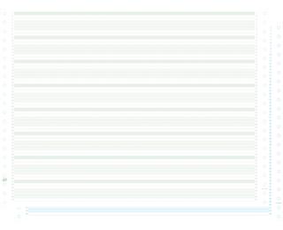 Pk1000 List Paper 2 ply zone 56g 380x11' - Green