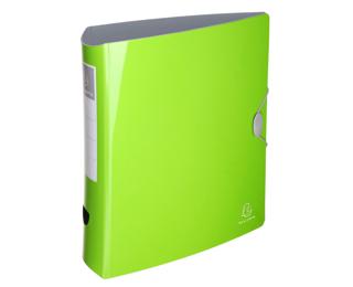 Ordner aus PP mit festem Deckel, Rücken 75mm, 32x30cm für DIN A4 - Iderama - Anisgrün