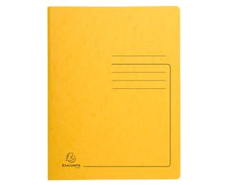 Chemise de classement à ressort carte lustrée 355gm2 - A4 - Jaune