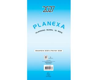 Planexa 5 volets - 18x33 cm - Décembre 2026 à février 2028
