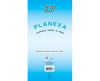 Planexa 5 volets - 18x33 cm - Décembre 2026 à février 2028