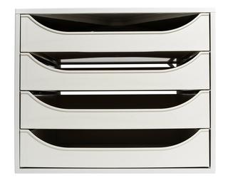 Module de classement Ecobox Office 4 tiroirs - Gris