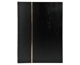 Album de timbres simili-cuir 32 pages noires - 22,5x30,5 cm