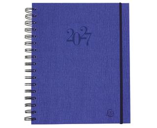 Agenda de bureau Journée planifiée 22S spiralé Carte Napura 18,5 x 22,5 cm Journalier Janvier à Décembre 2027 
