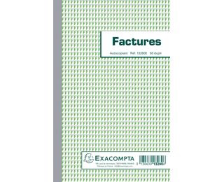 Manifold Factures 21x13,5cm 50 feuillets dupli auocopiants