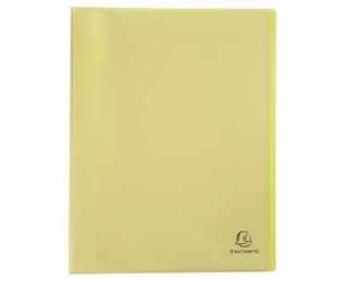 Carpetas de fundas polipropileno Chromaline Pastel semi-rígido 5/10º - (Vistas: 80 Fundas: 40) - 24x32 cm para A4 - Amarillo