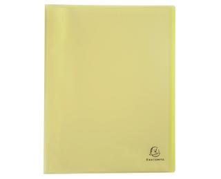 Protège-documents en polypropylène semi rigide Chromaline Pastel 80 vues - A4 - Jaune