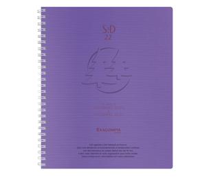 Agenda de bureau SAD 22S Linicolor 18.5 x 22.5 cm Semainier Septembre 2026 à Décembre 2027 - 16 mois - Couleurs assorties