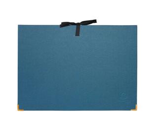 Organizer da scrivania a fisarmonica 18 scomparti OfficeByMe - Blu anatra