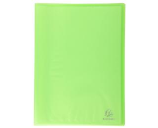 Protège-documents en polypropylène semi rigide Chromaline 80 vues - A4 - Vert