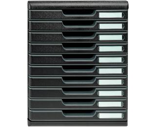 MODULO A4 - 10 drawers ECOBlack black 