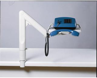 TELESCOPIC TELEPHONE ARM light grey 