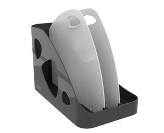 Flex Box Light Grey/Black Office - Black/ Grey