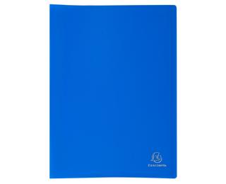 Carpetas de fundas Polipropileno Económico Opak flexible 4/10º - (Vistas: 80 Fundas: 40) - 24x32 cm para A4 - Azul claro