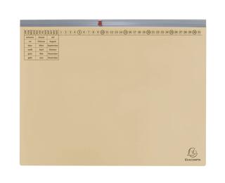 Exaflex Premium, Kanzlei Hängehefter, 1 Abheftvorrichtung, Rechtsheftung, 265x318mm, Packung mit 25 Stück - Elfenbein