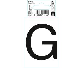 Autocollant PVC adhésif antidérapant lettre G - Noir