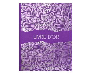 LibroOspiti 100p 27x22cm Japan malva 