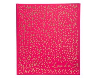 Guest book 140p gold 21x19cm 