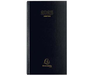 Agenda de bureau Comptoir Euro et cents 15 x 27 cm Journalier 2025 