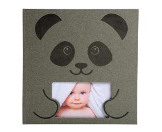 Album libro per 60 foto - 30 pagine nere - ZÉPHIRE - 25x25cm - Grigio