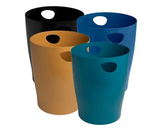 Corbeille à papier Ecobin Neo Deco - Couleurs assorties