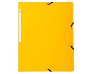 Chemise à élastique sans rabat carte lustrée 355gm2 - A4 - Jaune