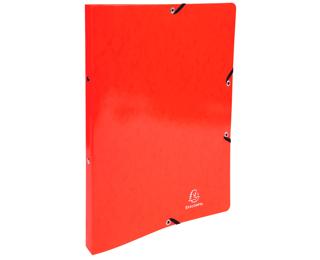 Raccoglitore chiusura con elastici 2 anelli 15mm Iderama - A4 - Rosso