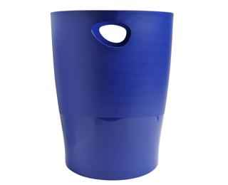 Exacompta ECOBIN Economy Recycled Waste Paper Bin - Night blue