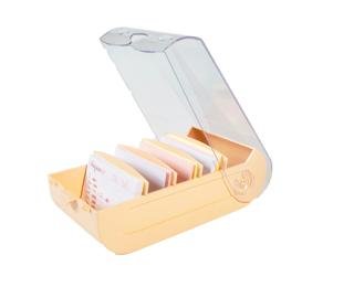 Karteikartenbox BunnyBox A8 Iderama - Korallenrot