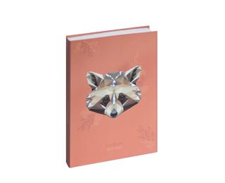 Agenda Forum Safari Raton laveur 12,5 x 17,5 cm Journalier Août 2024 à Juillet 2025 