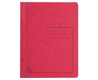 Chemise à lamelle carte lustrée 355gm2 - A4 - Rouge