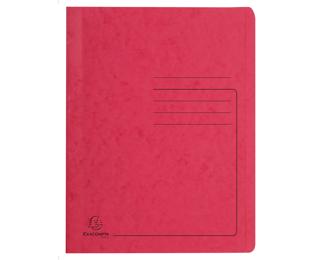 Chemise à lamelle carte lustrée 355gm2 - A4 - Rouge