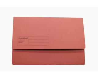 Exacompta Guildhall Manilla Document Wallet (A4+/Foolscap) - Pink