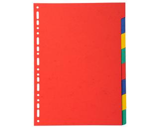 Intercalaires carte marbrée 220g 8 positions - A4 