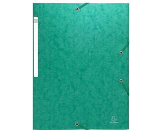 Chemise à élastiques sans rabat - carte lustrée gaufrée Scotten 600g/m2- A4